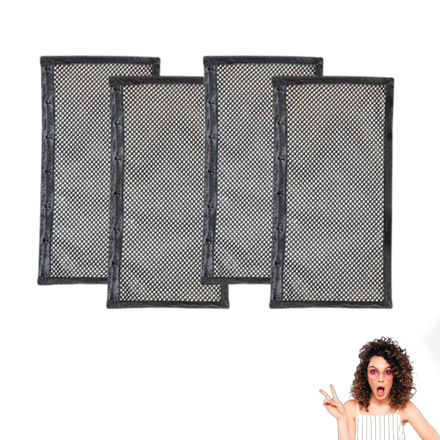 Hair Stretching Net Cap for Heatless Curls - Quick-Dry Styling Tool 17.8x33cm Tangle-Free Wave Maker, Overnight Curling Mesh, Beauty Influencer Approved (17g Lightweight)