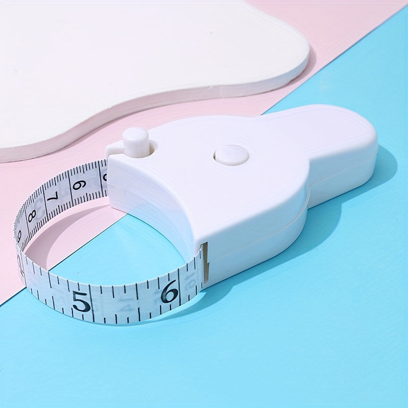 1pc Soft Leather Y-Shaped Auto-Retract Tape Measure - Precision Tailoring, Sewing & Craft Tool,, Flexible Measuring Tape for Body, Clothing & Crafts