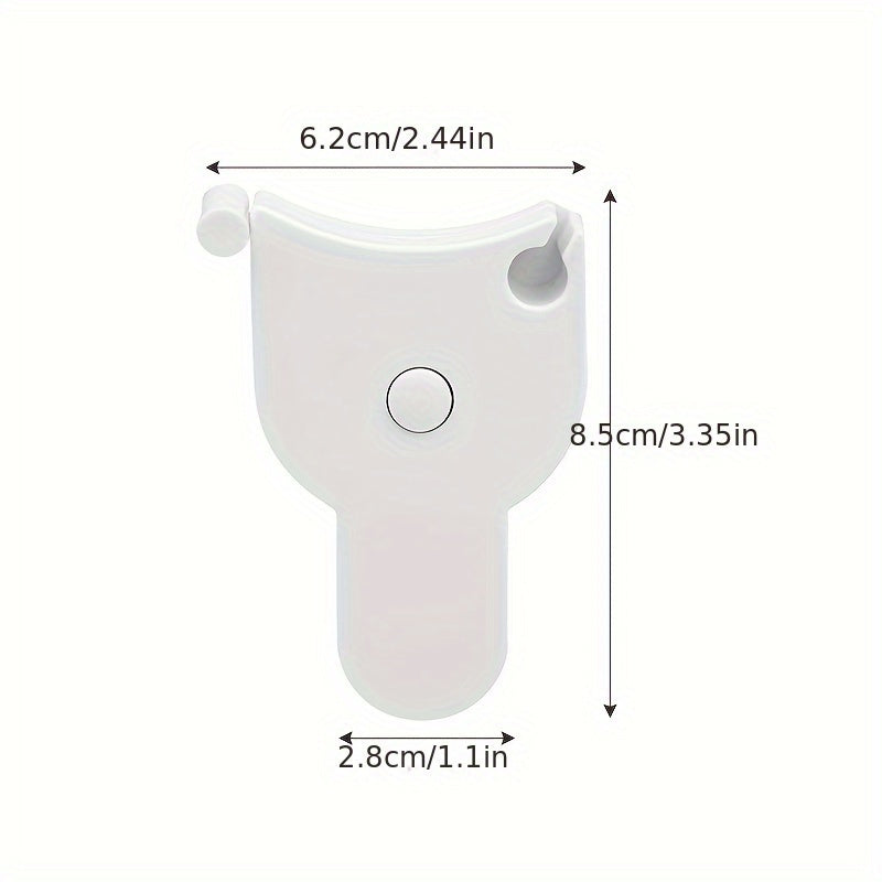 1pc Soft Leather Y-Shaped Auto-Retract Tape Measure - Precision Tailoring, Sewing & Craft Tool,, Flexible Measuring Tape for Body, Clothing & Crafts