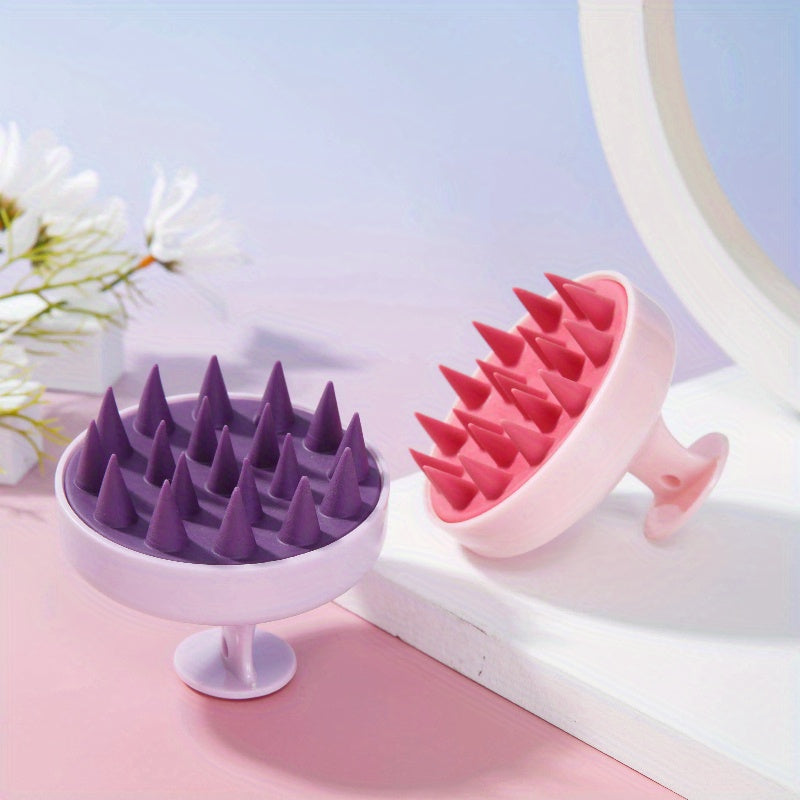 Silicone Scalp Massager with Shampoo Brush - Dandruff Control, Anti-Itchy Shampoo Comb, Personal Care Products