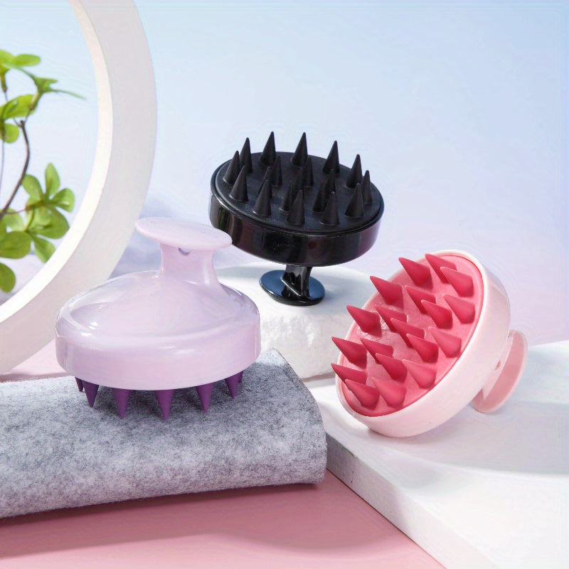 Silicone Scalp Massager with Shampoo Brush - Dandruff Control, Anti-Itchy Shampoo Comb, Personal Care Products