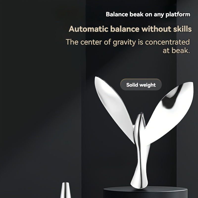 Sleek Stainless Steel Eagle Bottle Opener - Unique Winged Design, Smooth Leverage Action, Manual Beer Opener for Home and Kitchen Use