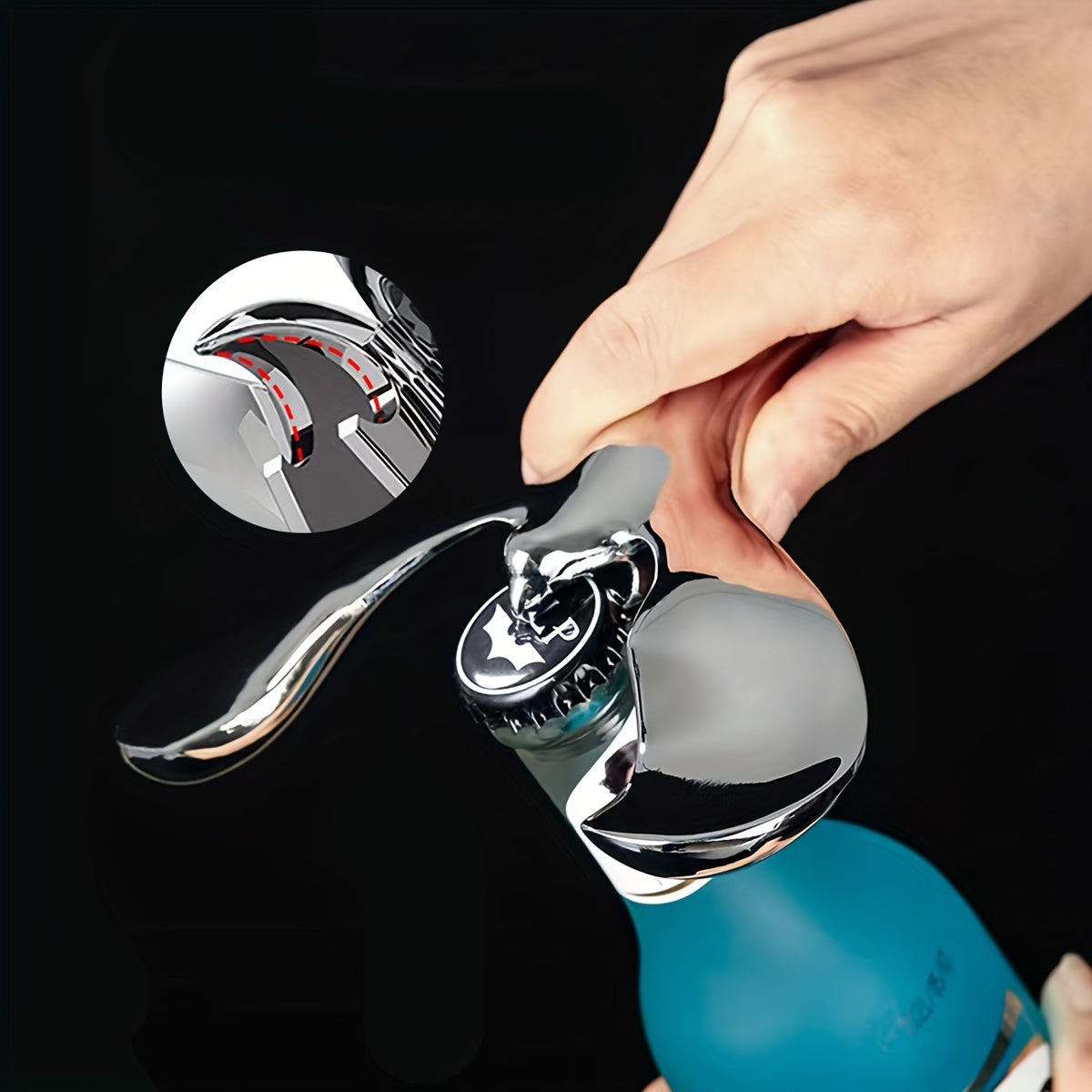 Stainless Steel Eagle Bottle Opener - Unique Balanced Bird Design, Multi-Functional Zinc Alloy Beer & Wine Opener with Smooth Lever Action, 5.51" x 4.09", No Power Needed, Beer Opener|Stylish Bottle Opener|Winged Design