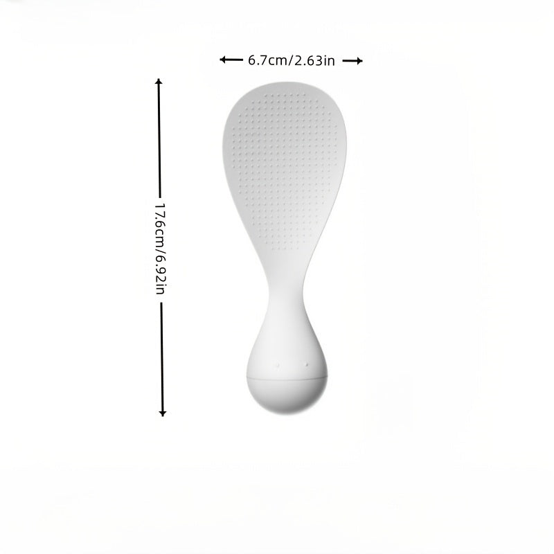 1pc, Creative Non-Stick Rice Scoop, Easy Clean Tumbler Design, Hygienic, Practical for Outdoor Picnics, Comfort Grip Handle, Durable Plastic Material