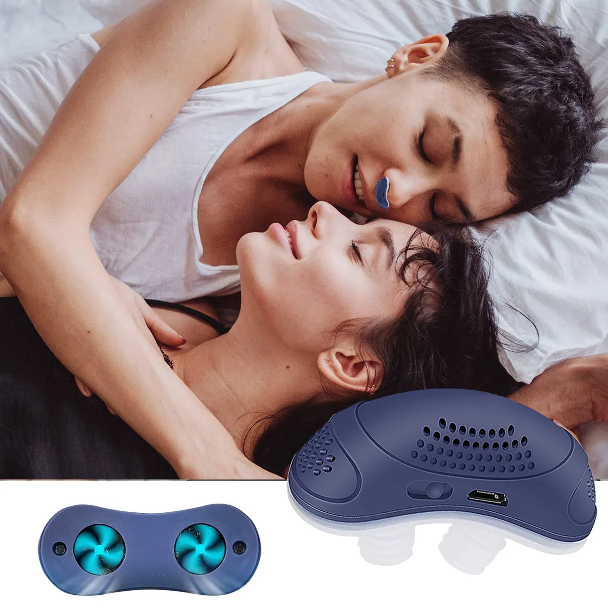 💥THE FIRST HOSELESS, MASKLESS, MICRO-CPAP ANTI SNORING